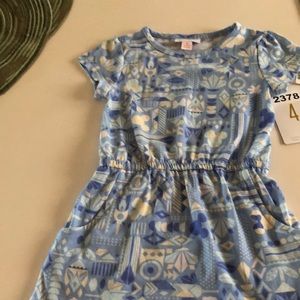 NWT Disney Lularoe kids Mae Dress size 4
